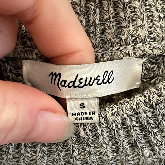 Madewell - Valley Sweater Cutaway Tank Top Gray - Picture 5 of 5